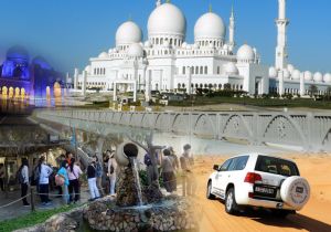 TOURS COMBINADOS DE 2 DÍAS - TOUR DE LA CIUDAD DE ABU DHABI Y SAFARI POR EL DESIERTO DUBAI